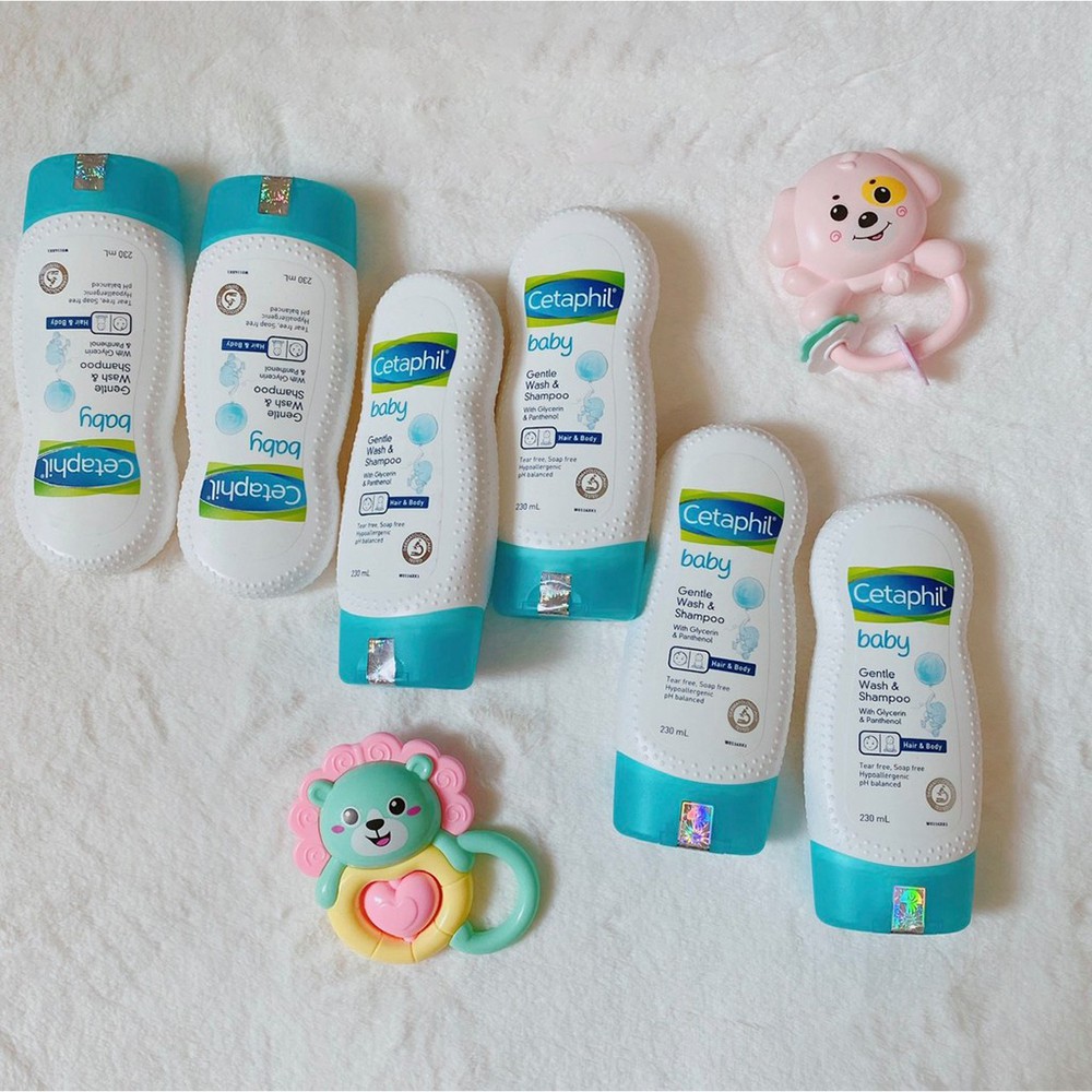 Sữa Tắm Gội Toàn Thân Cho Bé Sơ Sinh Cetaphil Baby Gentle Wash & Shampoo 230ml