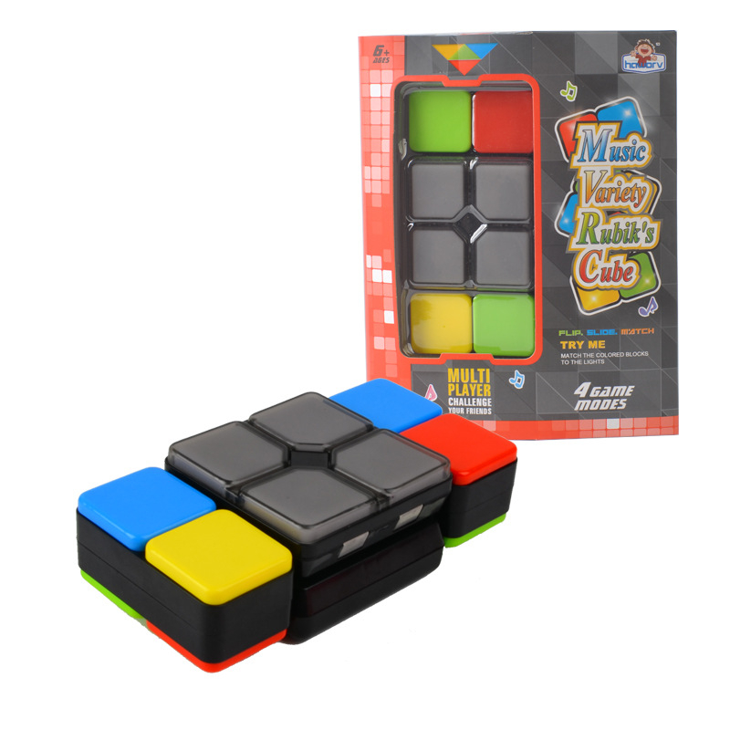 Khối Rubik Điện Tử Có Đèn Và Nhạc Cho Bé