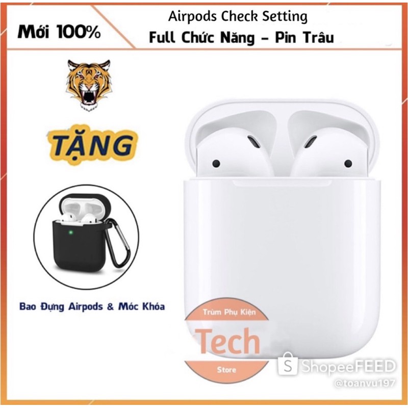 Tai nghe Bluetooth TWS 2 - Bản Premium (GPS) Check Setting ,Share Audio , TẶNG BAO SILICON 🎧