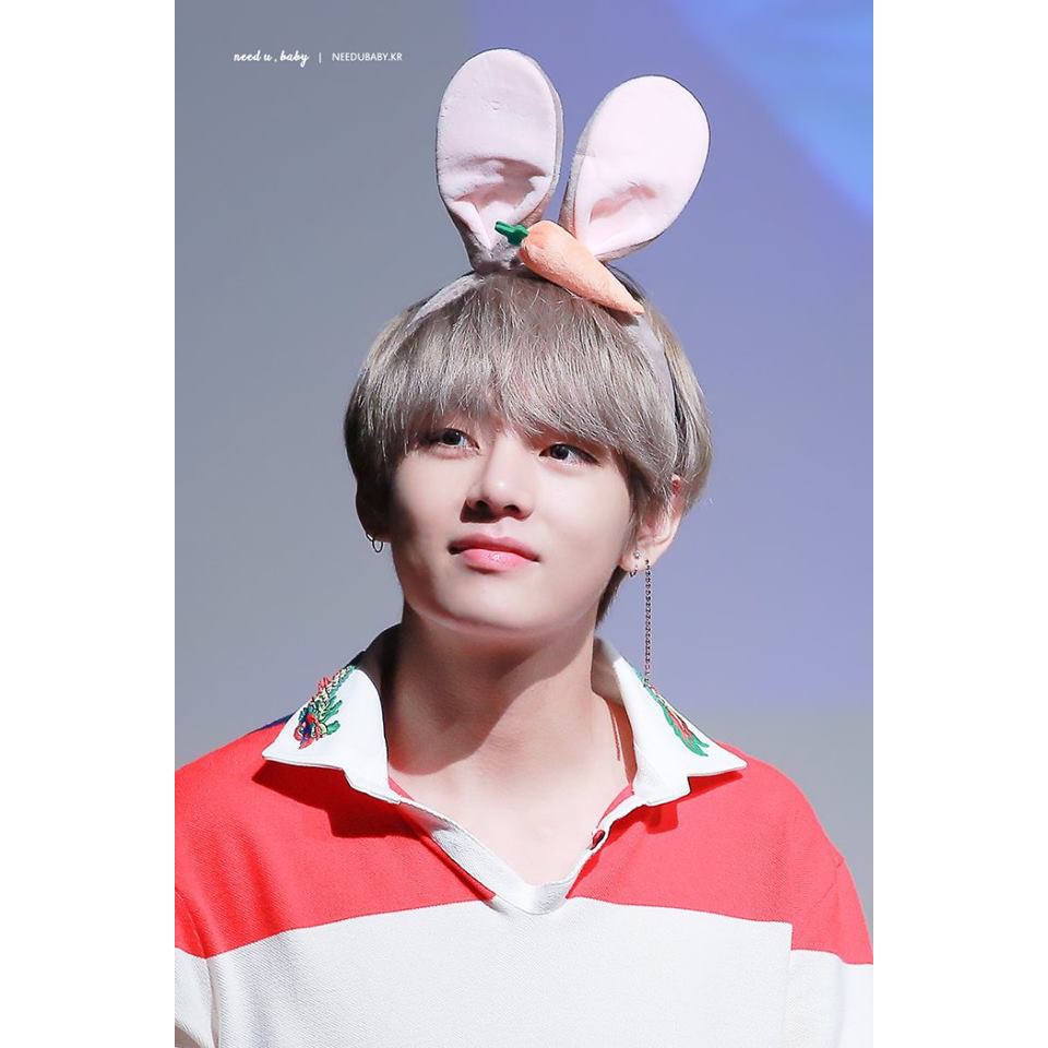 Băng đô tai thỏ cài tóc cute