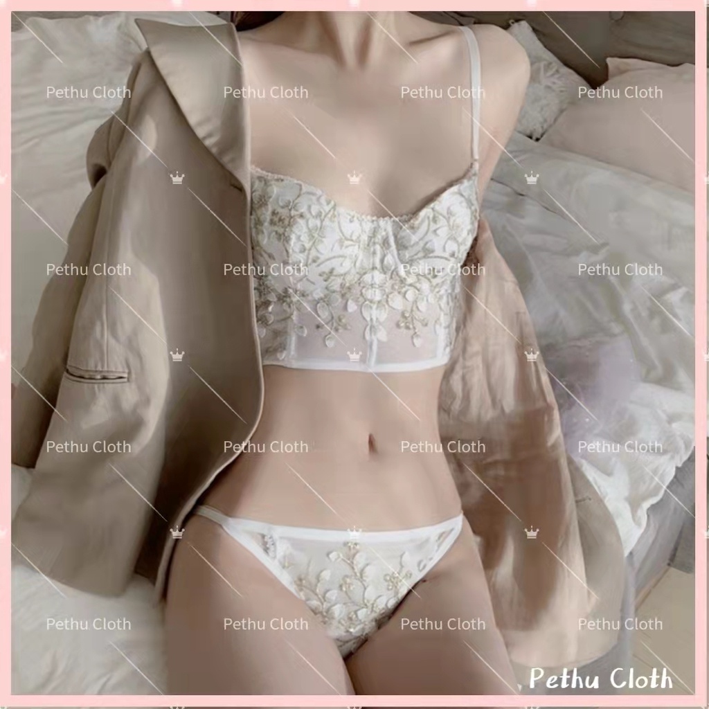 ( Q1,HCM）Sexy Áo lót Bra ren nữconrset viền cổ điển đệm mỏng có gọng nâng ngực--A02