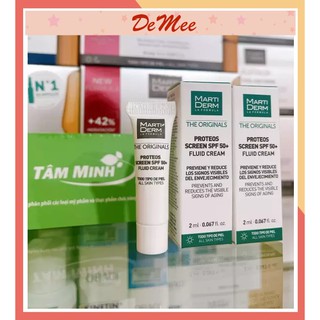 Kem chống nắng phổ rộng ngừa lão hóa cho mọi loại da MARTIDERM size mini 2ml