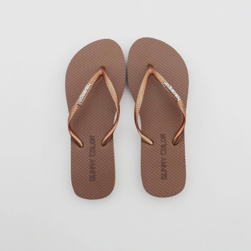 Havaianas Dép sandal kim loại nhiều màu sắc thời trang cho nữ