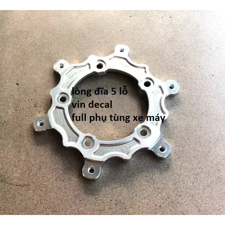 Đĩa KTM 260mm + Lòng đĩa 4 lỗ 5 lỗ CNC