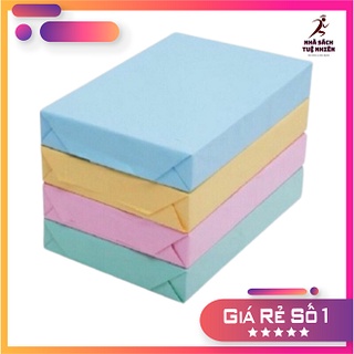 Giấy màu A4 Thái Lan giấy ford màu 70 gsm 80gsm Đủ 4 màu Xanh lá Xanh dương Vàng Hồng