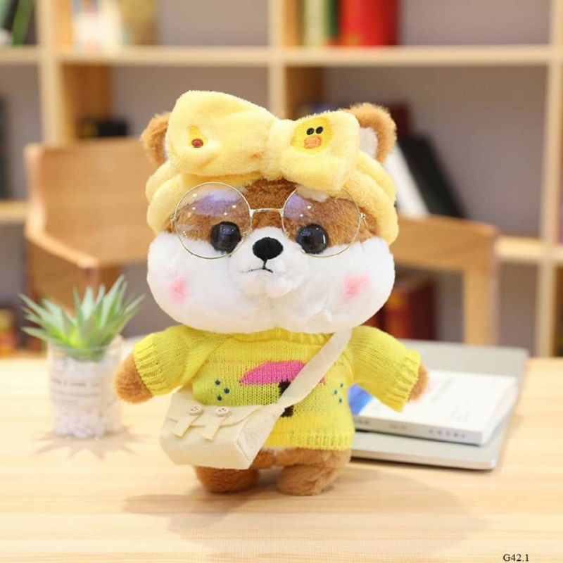 Siêu phẩm chó SHIBA inu full 4 phụ kiện cực kì dễ thương hàng nhập cao cấp