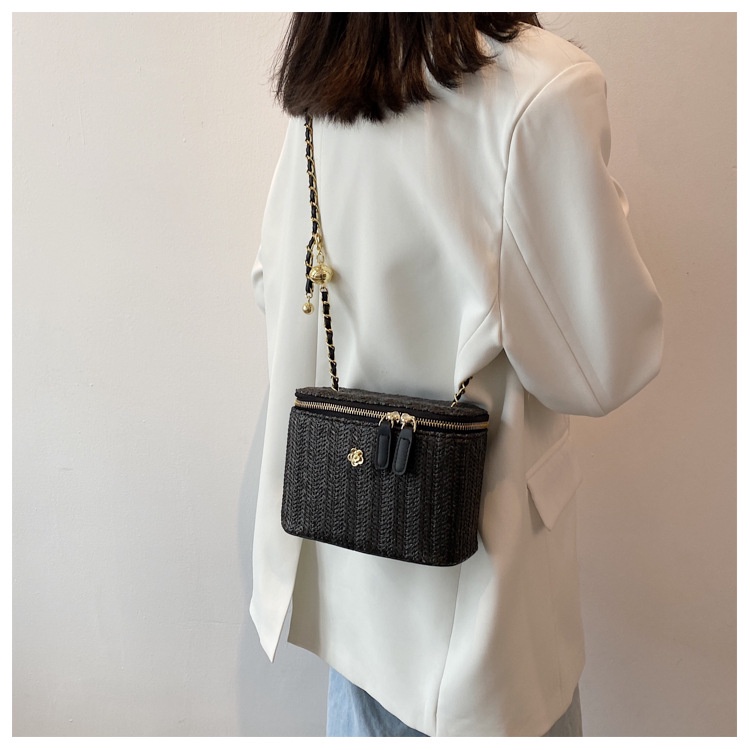 IELGY Túi Đeo Vai Đựng Mỹ Phẩm Bằng Vải Dệt Đơn Giản Dành Cho Nữ