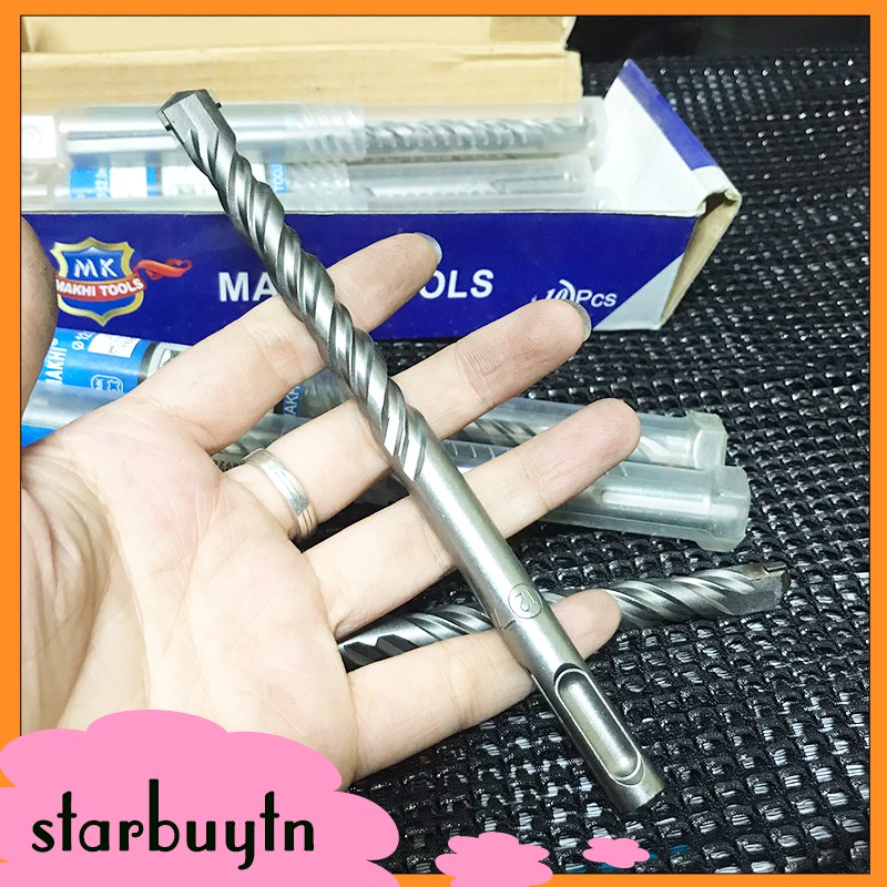Mũi khoan makhi phi 12 dài 160mm 10pcs