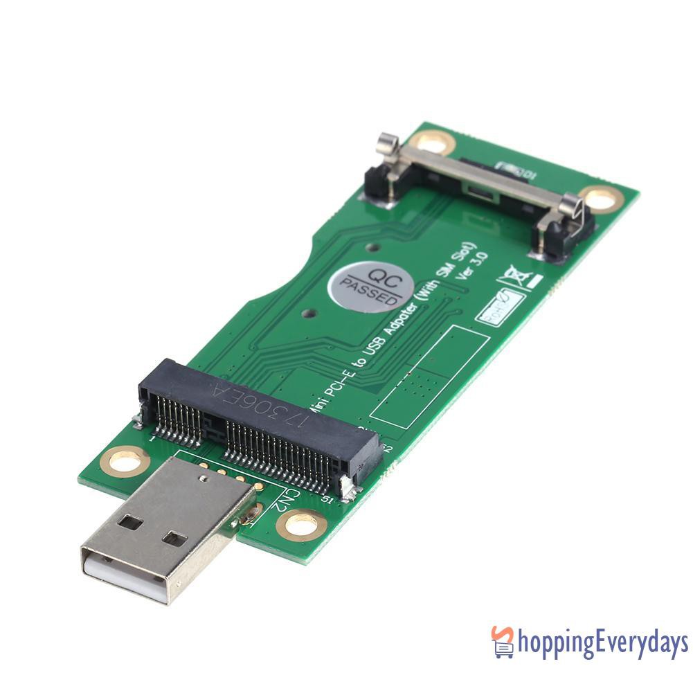 Thiết Bị Chuyển Đổi Mini Pci-e Sang Usb Với Khe Cắm Sim 8pin Cho Wwan / Lte | BigBuy360 - bigbuy360.vn