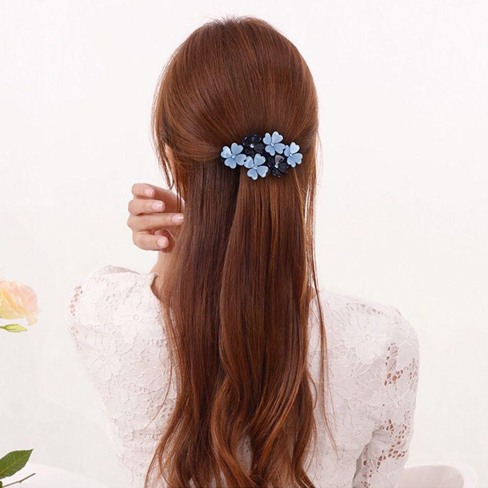 Kẹp Tóc Hình Hoa Bằng Nhựa Resin