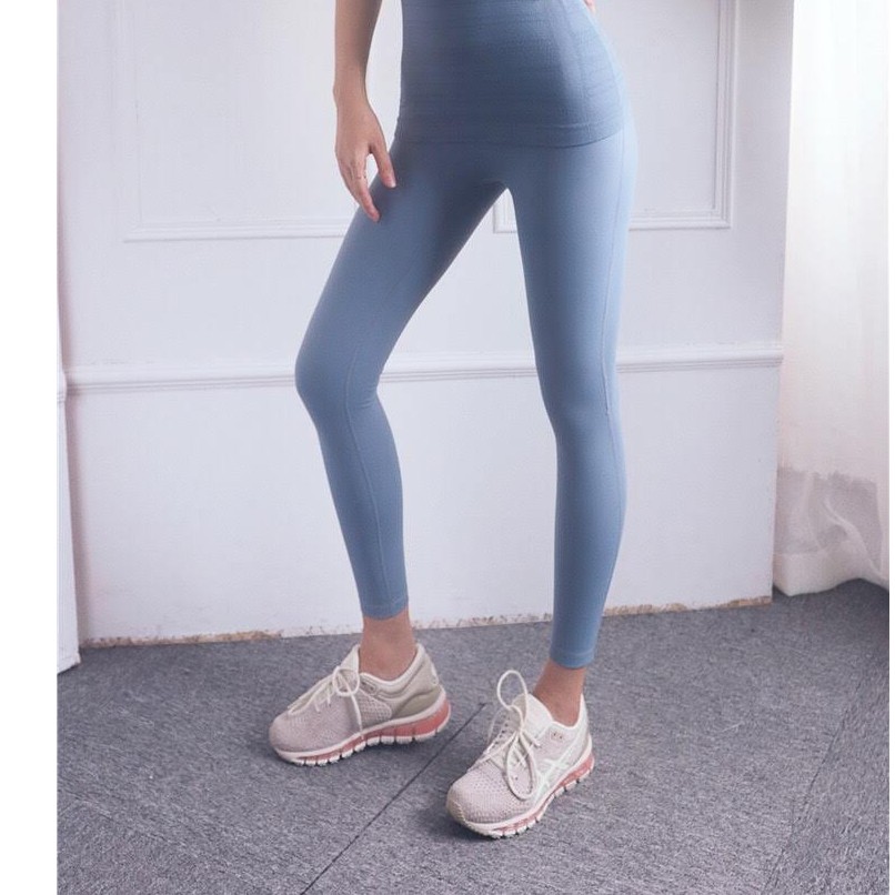 Quần Legging Tập Gym Yoga Nữ ❤️𝐇𝐀̀𝐍𝐆 𝐗𝐈̣𝐍❤️ Quần dài Thể Thao thun poly co giãn cạp cao gen bụng Rẻ Mà Đẹp GYMSTORE 916