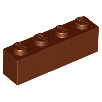Gạch lắp ghép chính hãng Khối cơ bản 1 x 4, 1x4 / Part 3010: Brick 1 x 4