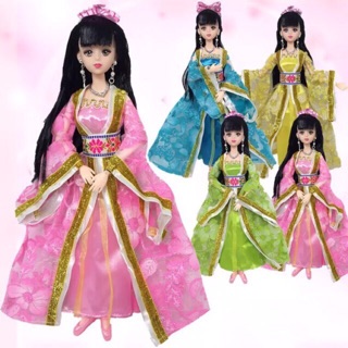 Đầm cổ trang của búp bê 30 cm ( không có búp bê )