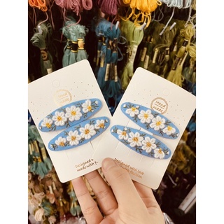 kẹp tóc thêu tay (handmade by Pong )