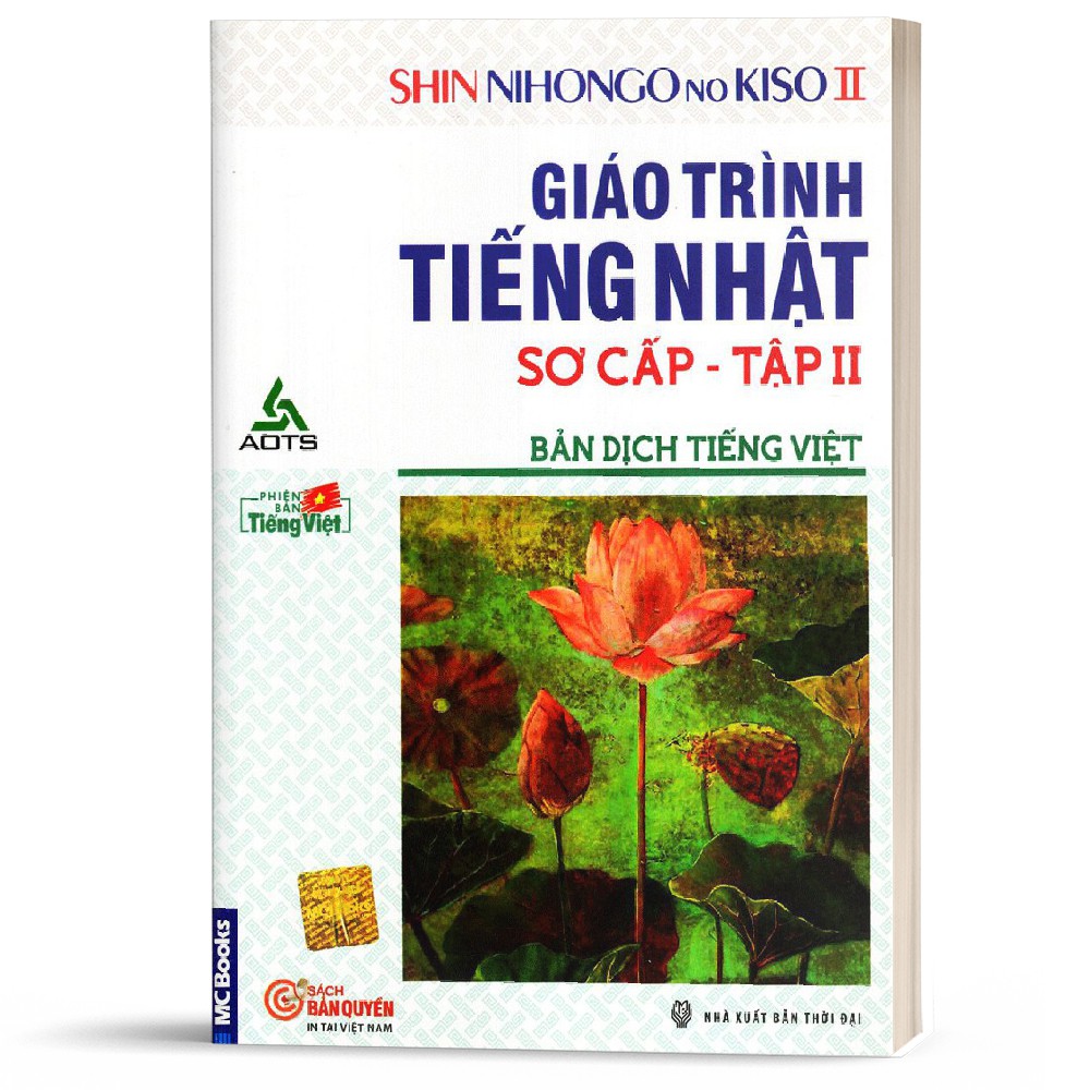 Sách - Giáo trình Shin nihongo no kiso Sơ cấp 2 Bản dịch tiếng Việt - MCBooks