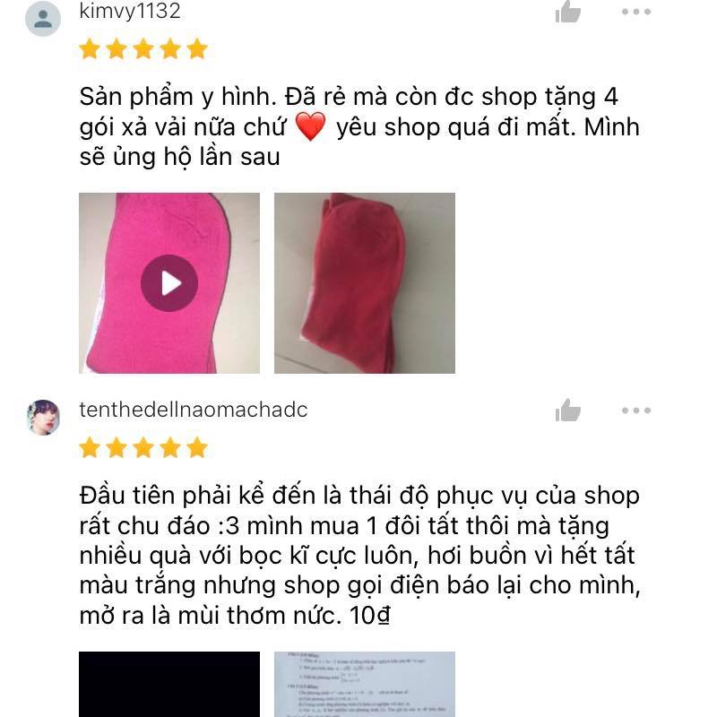 Tất cổ cao nam nữ trơn hai màu đen trắng, Tất cao cổ nữ SUNA FASHION chất cotton co dãn thấm hút mồ hôi T15