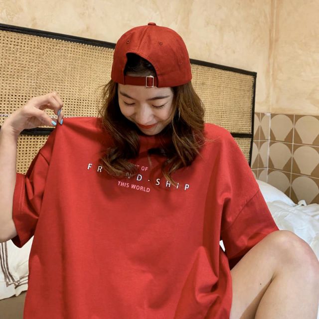 Áo thun tay lỡ friendship😚😚🥰🥰🥰