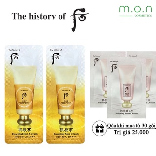 Kem chống nắng chống nhăn whoo jin hea yoon sun wrinkle sun cream spf 50+/pa++++