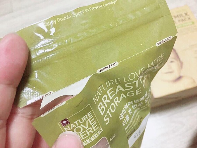 TÚI TRỮ SỮA CẢM BIẾN NHIỆT CAO CẤP HÀN QUỐC NATURE LOVE MERE