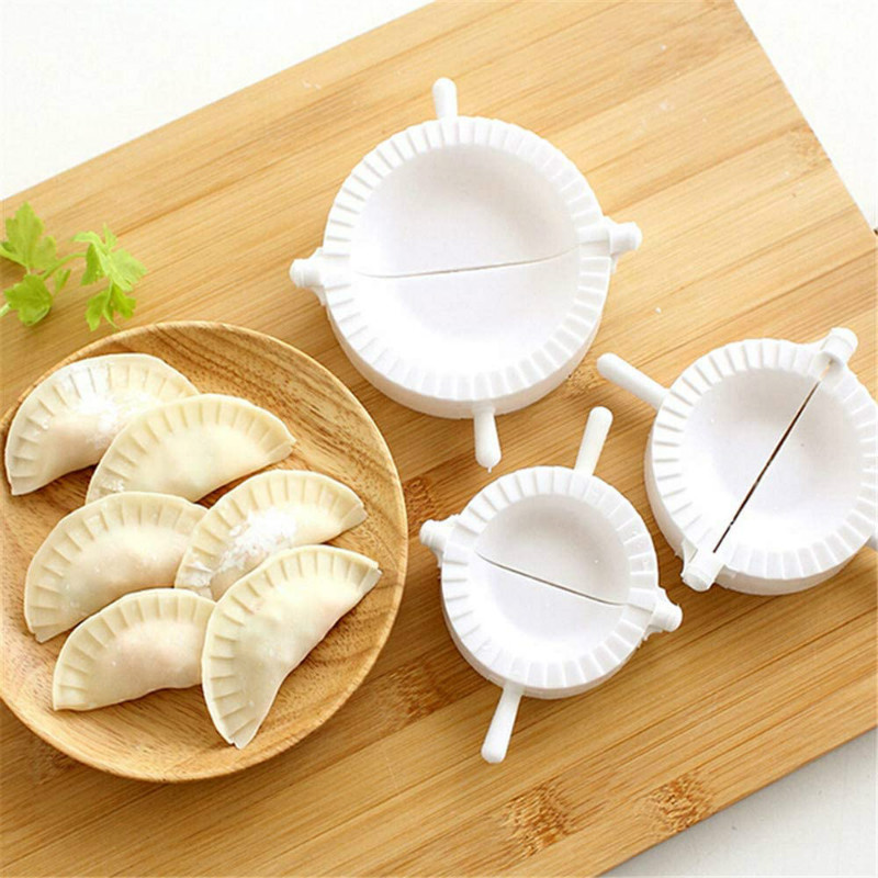 JOSMOMO 7CM / 8CM / 10CM Cấp thực phẩm Máy làm bánh bao Da Khuôn làm Bánh bao Tự làm Máy làm Bánh Bao Da Bánh Bao Hoành thánh Khuôn Hấp Mì Bánh bao Da Máy làm bánh bao (3 cái / bộ)