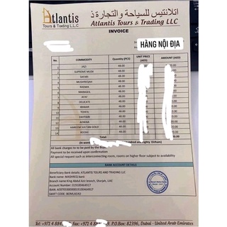 TINH DẦU DUBAI TREO XE