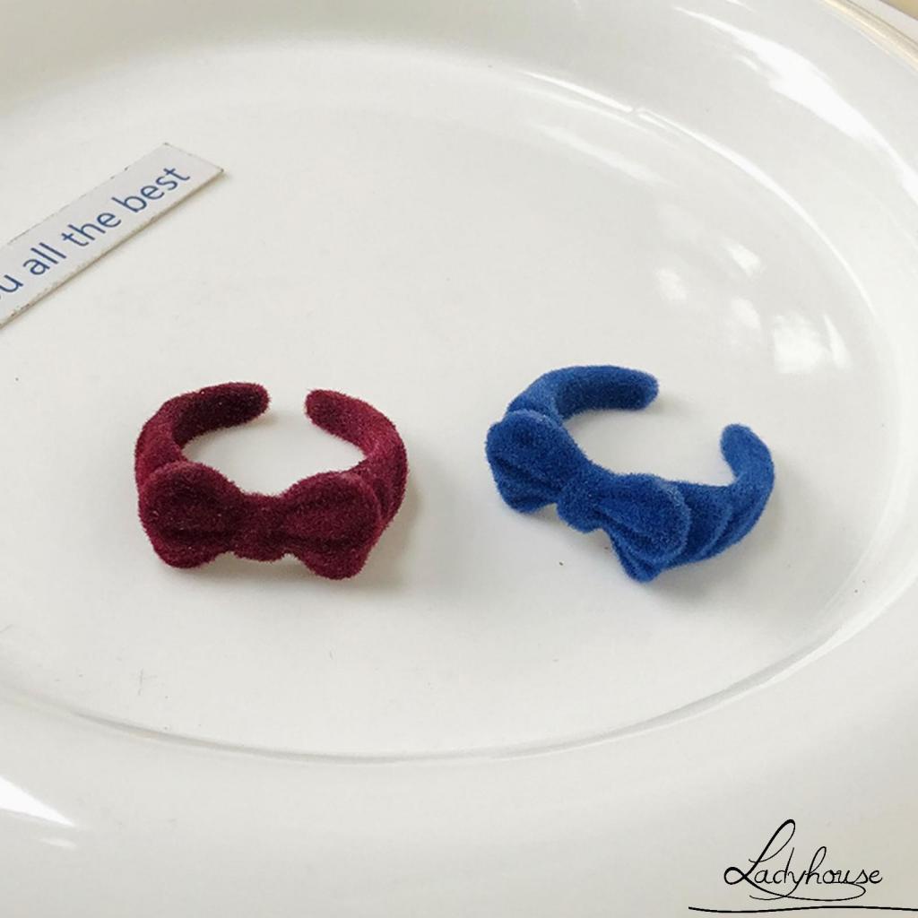 Nhẫn hở hình nơ dễ thương có thể điều chỉnh kích thước cho nữ