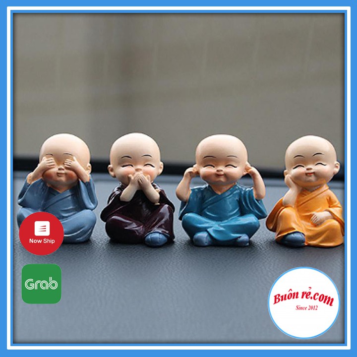 Bộ 4 Tượng Phong Thủy- Bộ tượng 4 chú tiểu br 00595