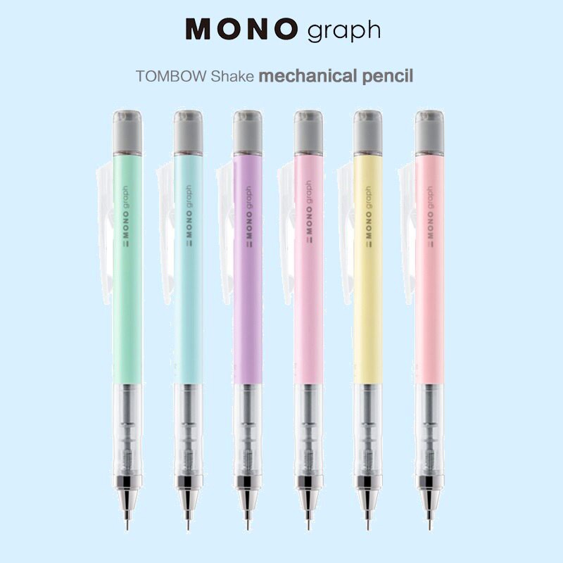 Bút chì bấm Tombow Mono Graph Shaker màu Pastel