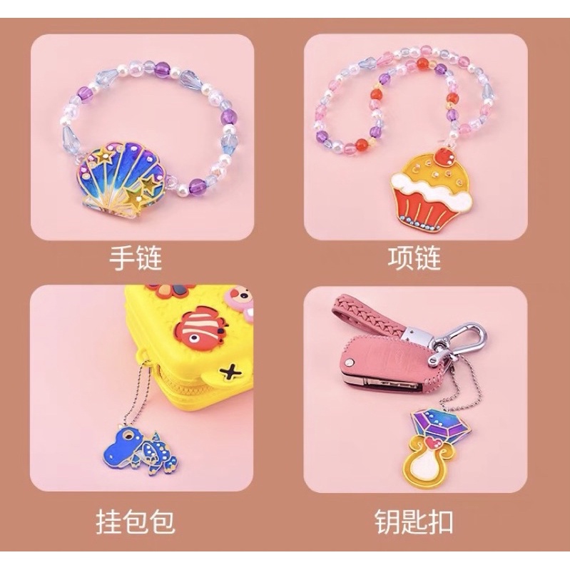 Bộ Móc Khoá tự tô vẽ màu cho trẻ em