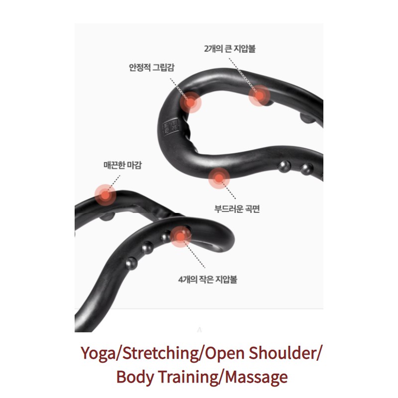 KOREA [Muro] Massage bắp chân Vòng Yoga Yoga Vòng tròn 2p Bài tập Hướng dẫn sử dụng thăng bằng bodyline tại nhà Thể hình Dụng cụ hỗ trợ sức đề kháng Huấn luyện bắp chân Trang chủ