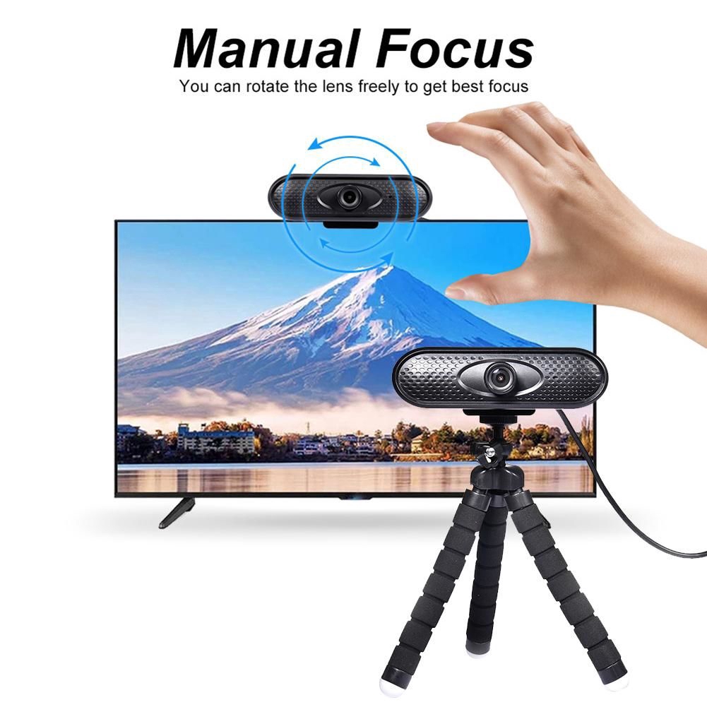 Webcam 1080p HD kèm micro dành cho máy tính / TV / máy ghi hình | BigBuy360 - bigbuy360.vn