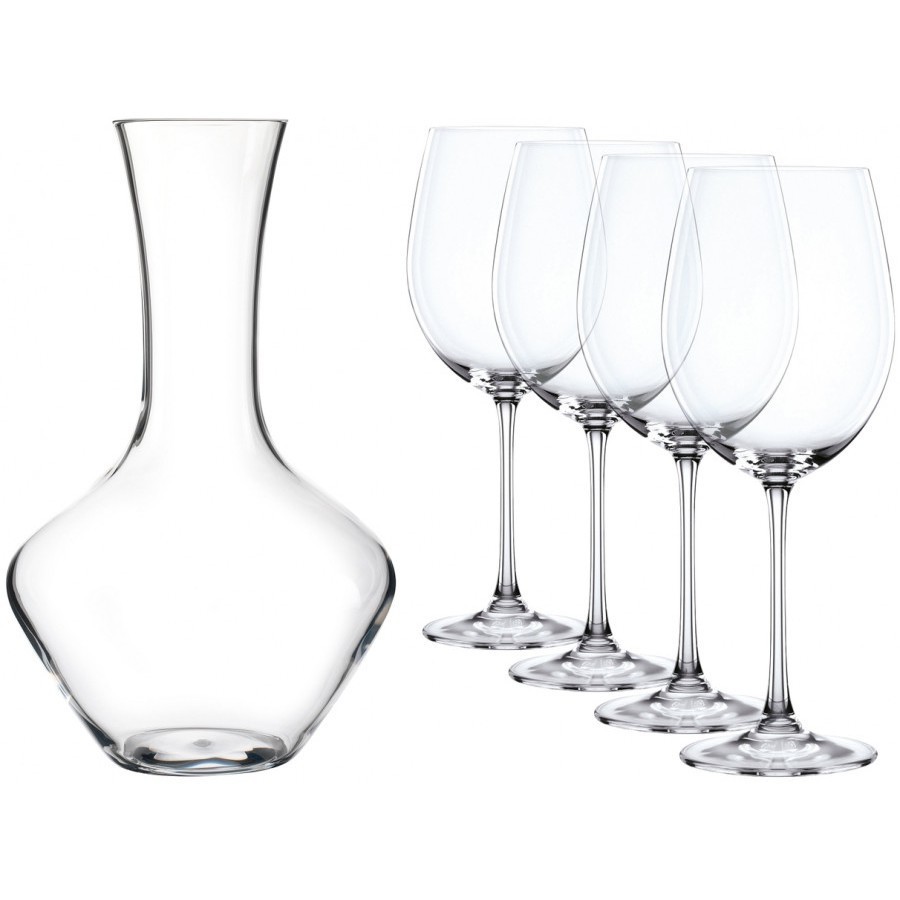 Set 5 bình và ly uống rượu NACHTMANN Vivendi Premium 93605 [nhập Đức chính hãng]