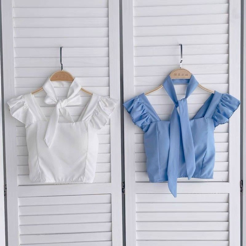 ÁO DÂY NƠ XINH TRỄ VAI m11