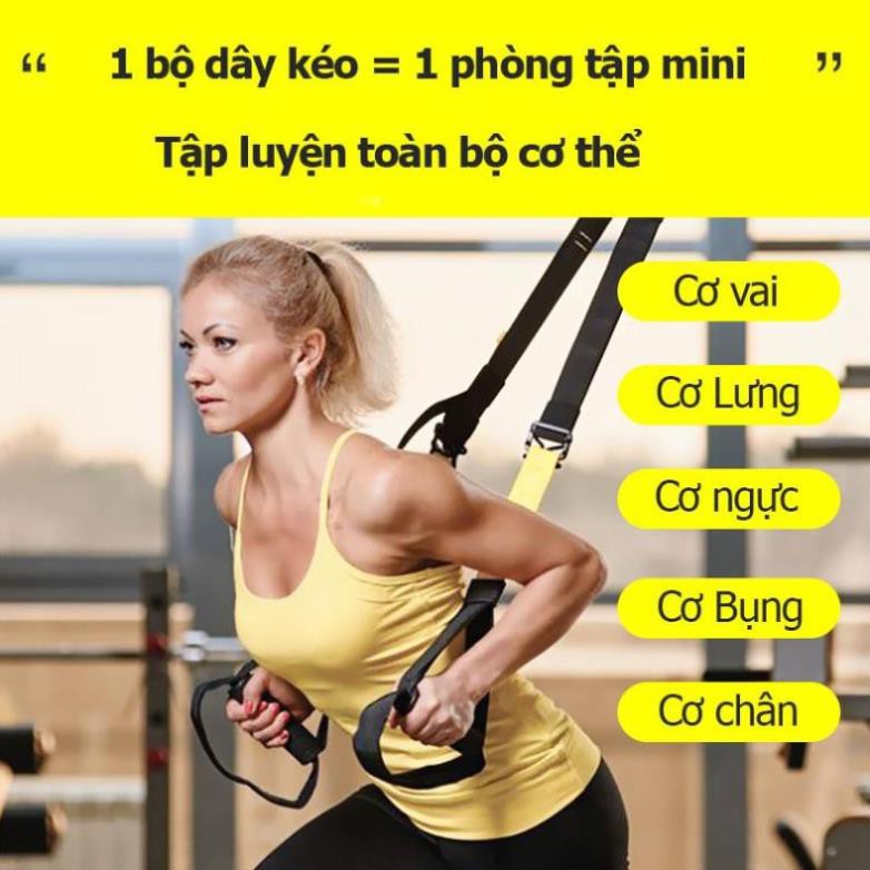 ⚡ Đủ Size 🍉 Bộ Dây TRX Pro TOPBODY, dây treo kháng lực đa năng tập Gym, thể dục tại nhà ! 🍉 . Sales Thu : : . ↺