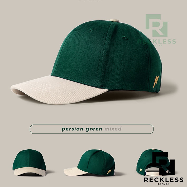 Nón Lưỡi Trai Bóng Chày Màu Phối Reckless Capman (4 Màu Phối) - Signature Ballcap Mixed - Vải Kaki Cotton