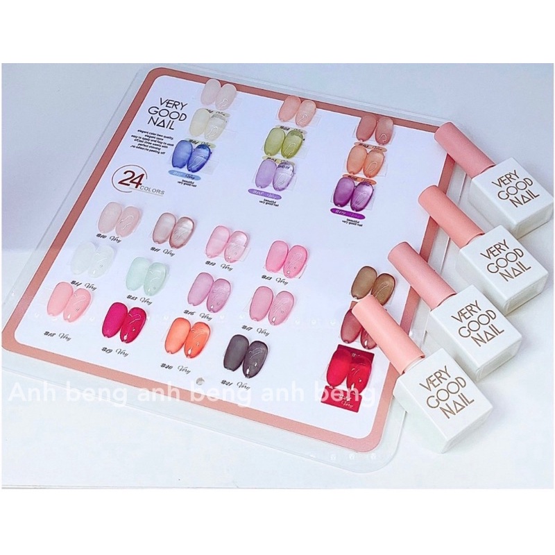Sét sơn thạch 24 màu very good nail ,FREESHIP,