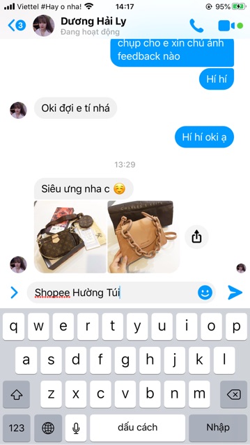 Sét túi 3 món có hộp loại đẹp