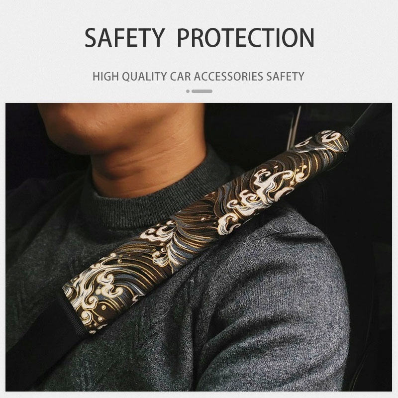 Bộ 2 Vỏ Bọc Dây Đai An Toàn Xe Hơi Phong Cách Nhật Bản JDM Đệm Bọc Dây Đai An Toàn Xe Hơi Thoải Vỏ bọc dây đai an toàn họa tiết xe hơi  trang trí  Bao bọc vai xe hơi sự bảo vệ Bọc vải đệm vai dây đai an toàn xe hơi phụ kiện nội thất ô tô