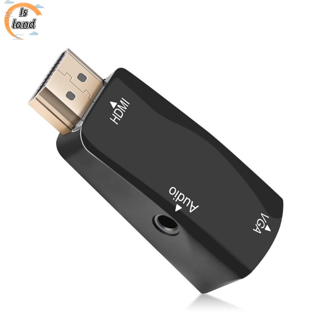 Bộ ChuyểN ĐổI 1080P HDMI Sang VGA + ĐầU CắM 3.5Mm Cho Laptop / PC