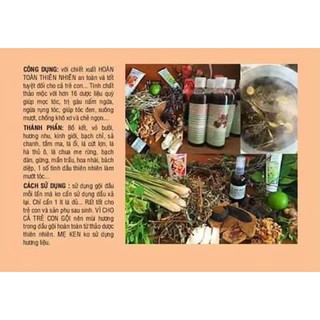 Dầu gội thảo mộc Mẹ Ken