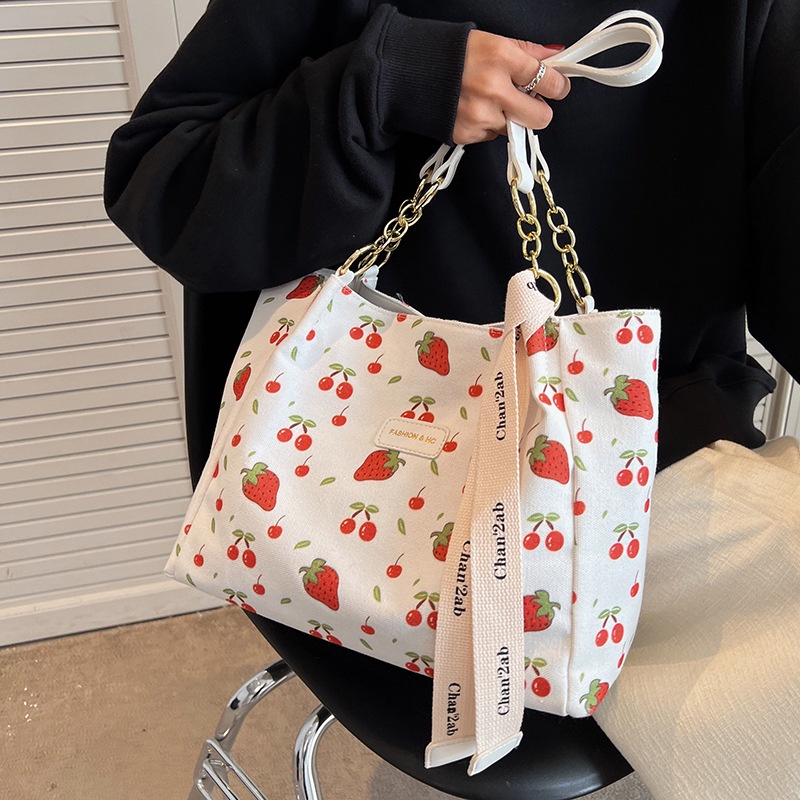 Túi Đeo Vai Vải canvas Cỡ Lớn Thời Trang Cho Nữ