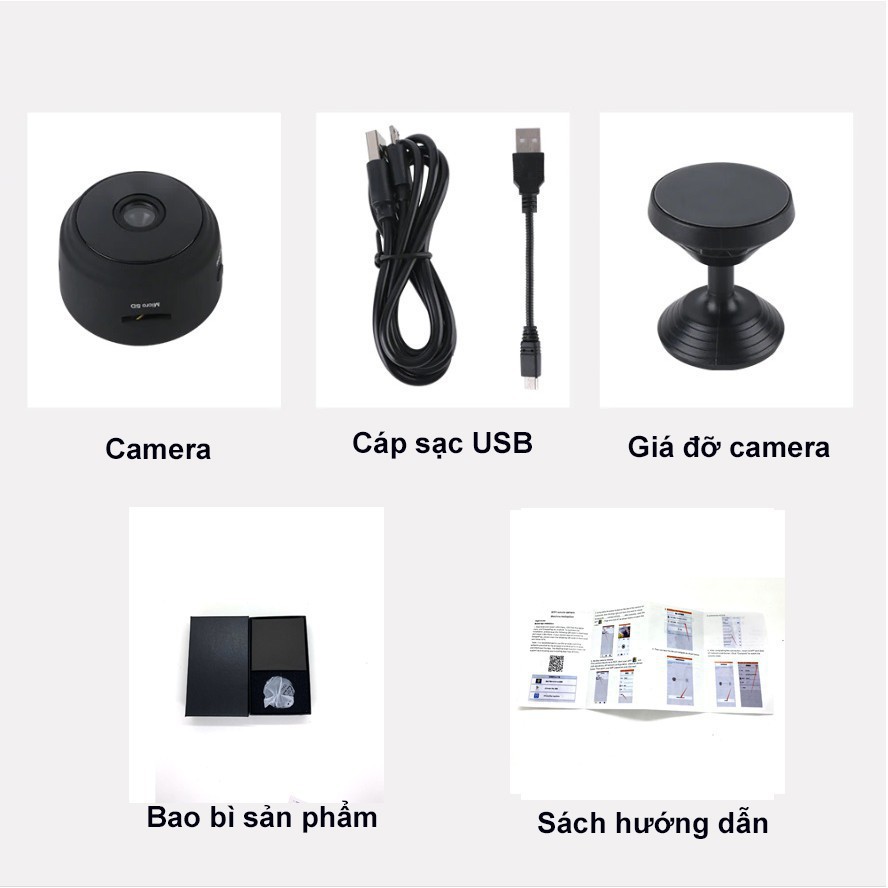 Camera Wifi Chống Trộm - App Miễn Phí, Camera HD Độ Nét Cao