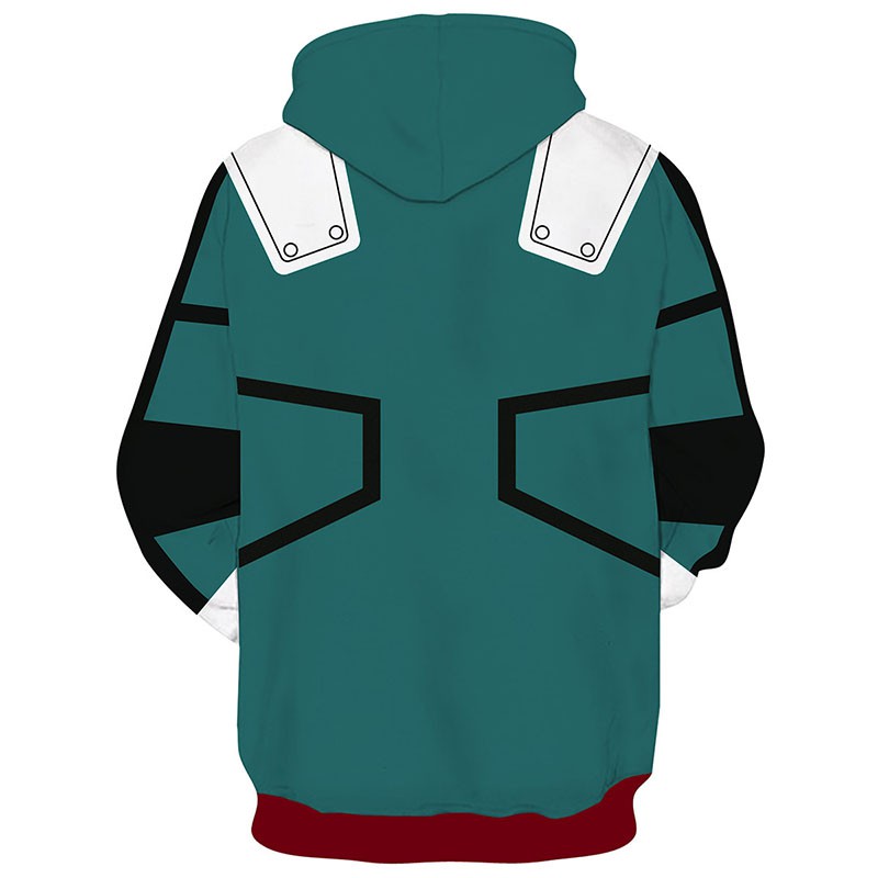 Áo hoodie tay dài theo kiểu các nhân vật trong My Hero Academy