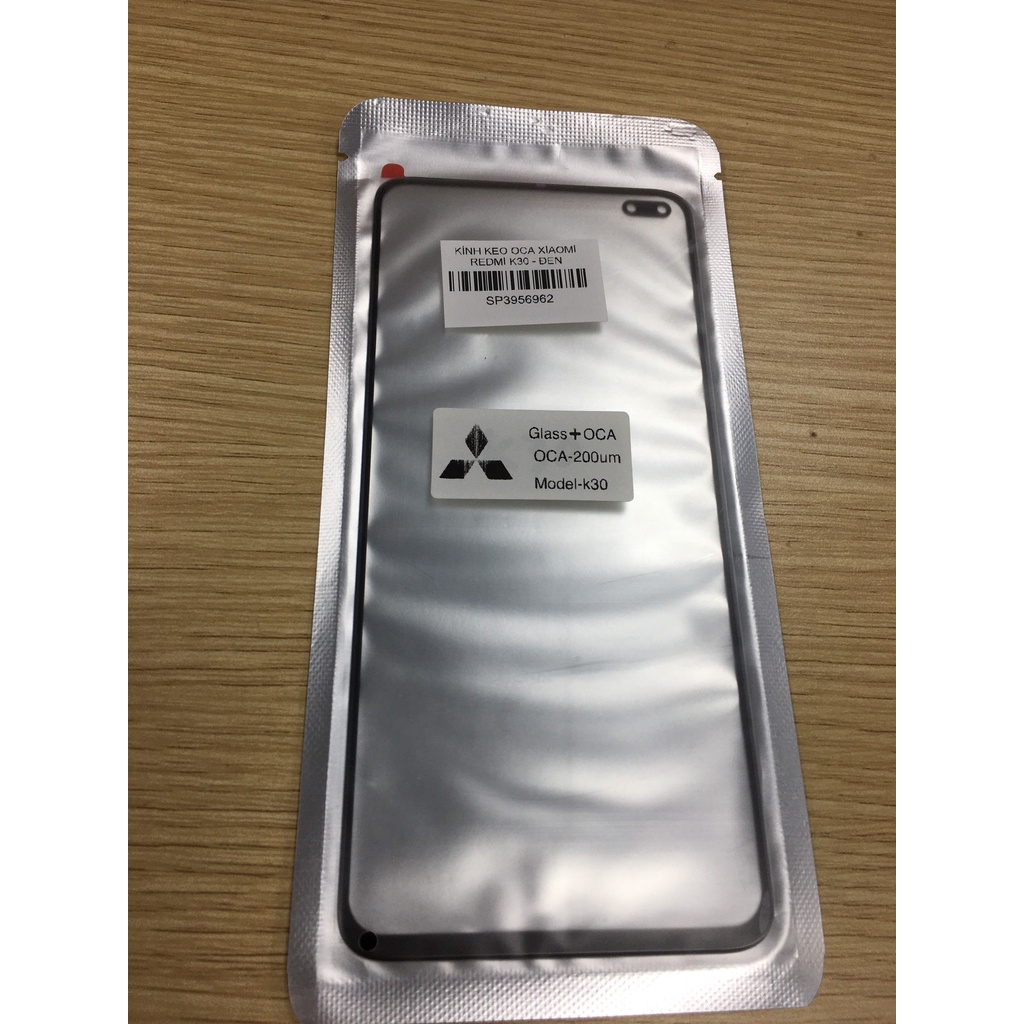 Kính keo Oca Xiaomi Redmi K30 - đen