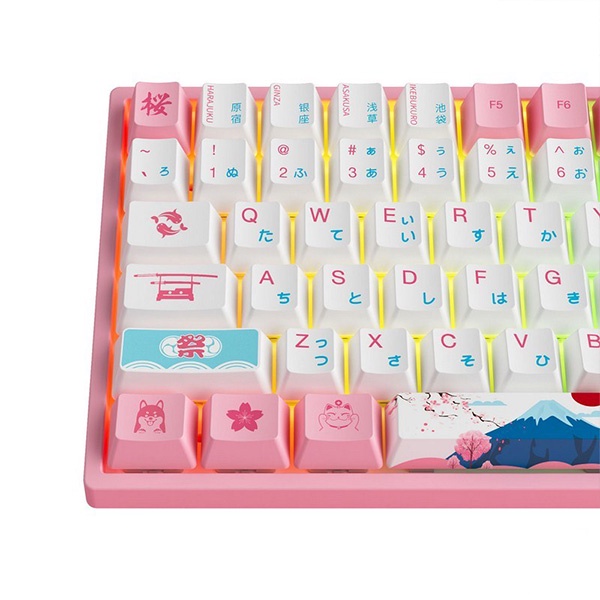 Bàn phím cơ AKKO 3084B Plus World Tour Tokyo R2 (Bluetooth 5.0 / Wireless 2.4Ghz / Hotswap / Foam tiêu âm