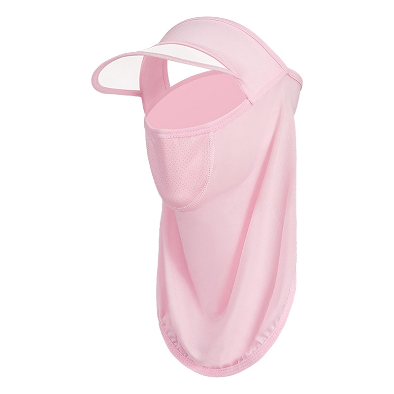 Khẩu Trang Tích Hợp Khẩu Trang Chống Nắng Và Tia Uv Bằng Lụa Mát Thoáng Khí Dùng Khi Đi Câu Cá / Lái Xe Ngoài