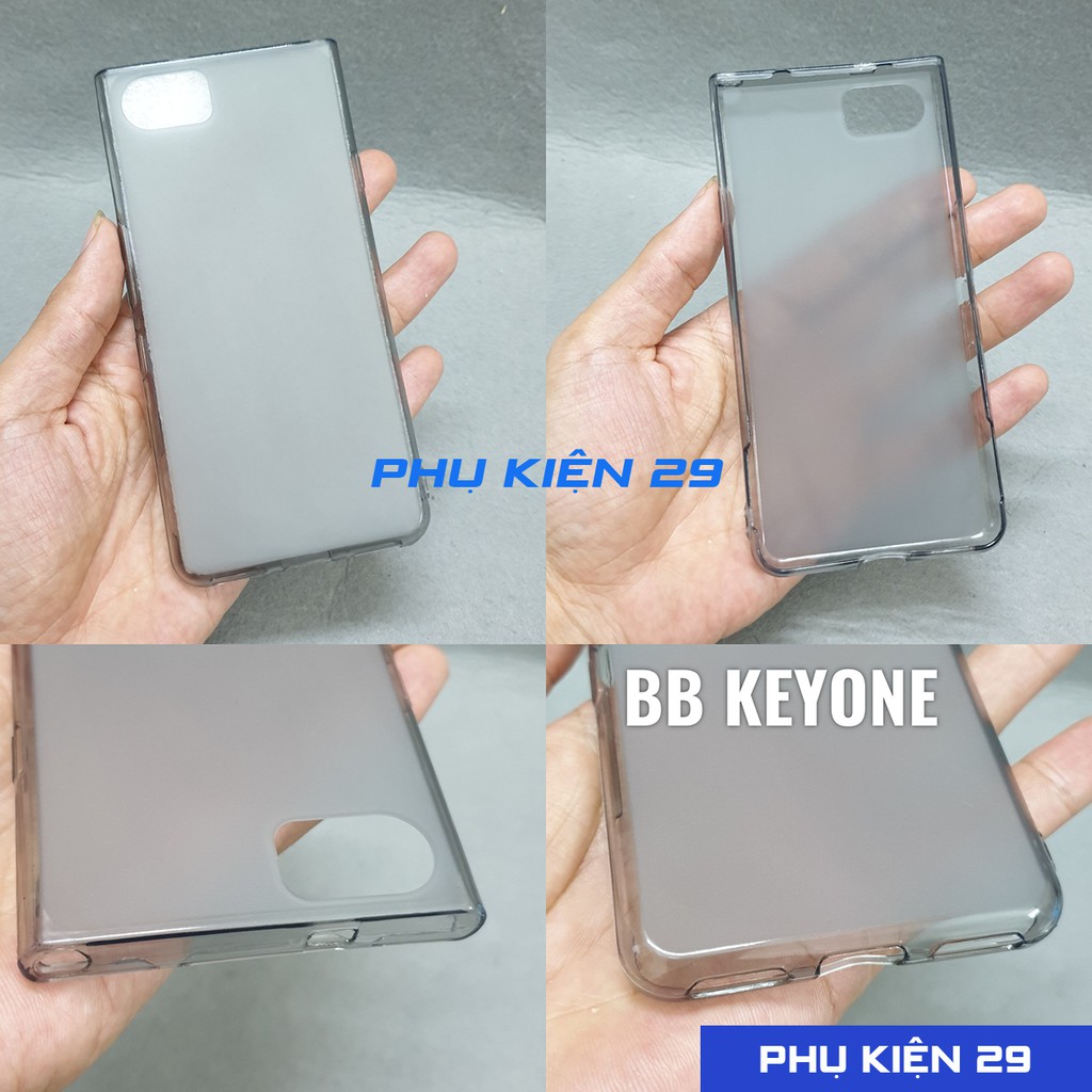 [Blackberry KeyOne/Key 1] Ốp lưng silicon dẻo đen, xám cao cấp Pudini