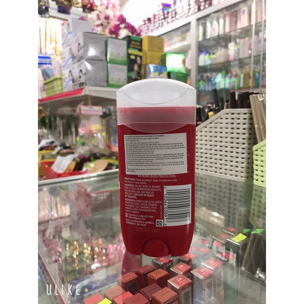 sáp khử mùi OLD SPICE pure sport 85g [ chính hãng 100%]