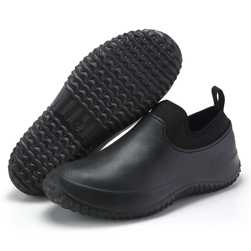 Giày bảo hộ lao động bằng cao su mới siêu nhẹ chống trượt chống mài mòn size 36-47