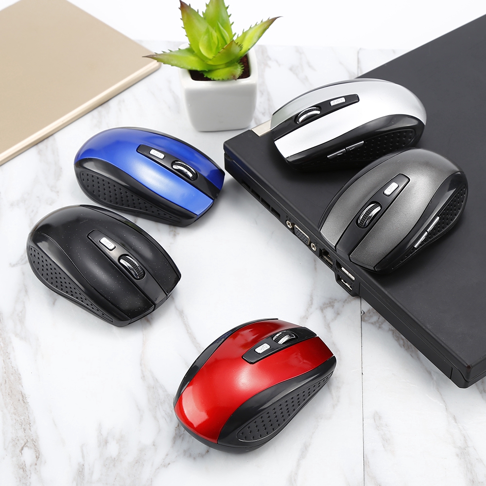 【COD】 2.4Ghz Wireless USB Optical Mouse Computer Gaming Mouse Gamer Mice 6 keys For Laptop Desktop PC